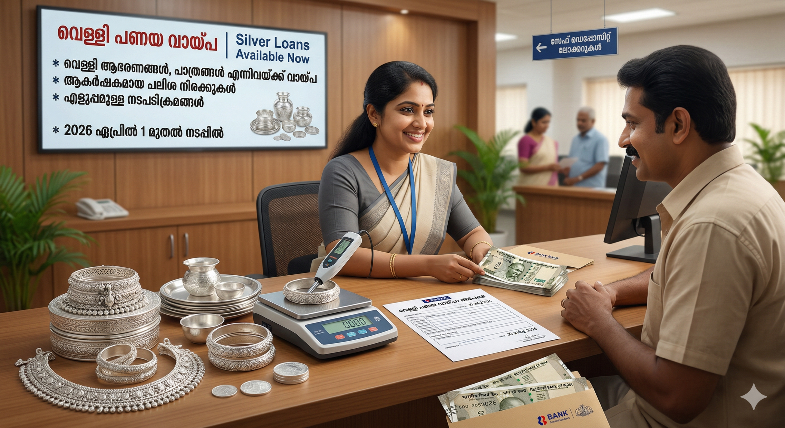 ഇനി വെള്ളിയും പണയം വെക്കാം