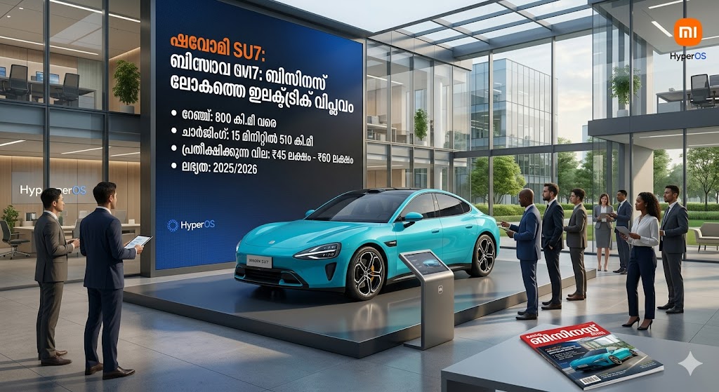 സ്മാർട്ട്ഫോണിൽ നിന്ന് സൂപ്പർ കാറിലേക്ക്; വിപണി പിടിക്കാൻ ഷവോമി SU7