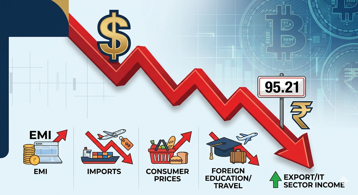 രൂപയുടെ ഇടിവ് നിങ്ങളുടെ പോക്കറ്റിനെ എങ്ങനെ ബാധിക്കും?