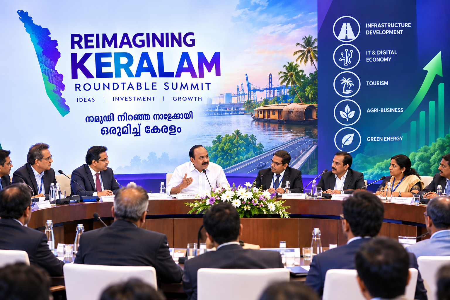 റീഇമാജിനിങ് കേരളം: ഉറ്റുനോക്കി ബിസിനസ്സ് ലോകം